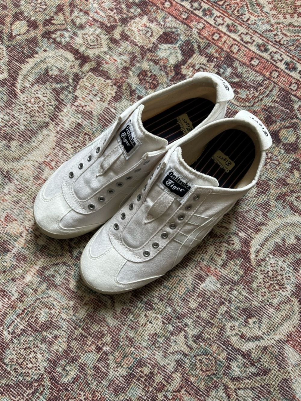 Onitsuka Tiger Mexico 66 Slip On Slim Sneaker Sz 8 - Picture 5 of 9